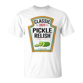 Pickle Relish Diy Halloween Condiment Costume Matching T-Shirt - Thegiftio UK