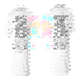 Pink Or Blue Grandma Loves You Gender Reveal Party T-Shirt | Mazezy