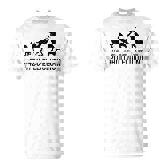 Pitbull Evolution Dog Lover Puppy Pitbull Mom Dad T-Shirt - Thegiftio