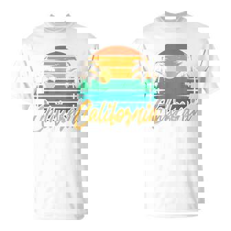 Playa Océanoacaciones Deerano Exótico Palmera California Camiseta unisex - Regaloses