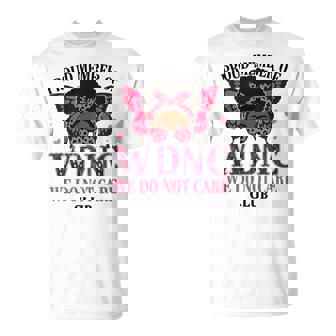 Proud Member Of Wdnc We Do Not Care Club Butterfly Women T-Shirt | Seseable FR