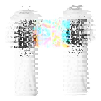 Puerto Rico Flag Frog Boricua Hispanic Heritage T-Shirt | Seseable FR