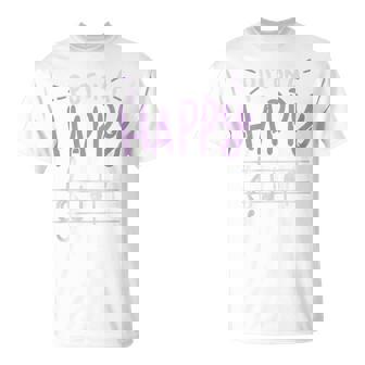 Put On A Happy Face Music Shirt Music Teacher Tshirt T-Shirt | Mazezy