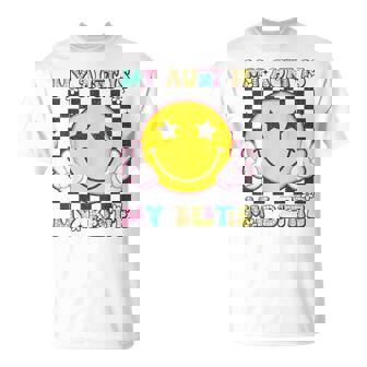 Retro My Aunt Is My Bestie Aunt And Niece Matching T-Shirt - Monsterry