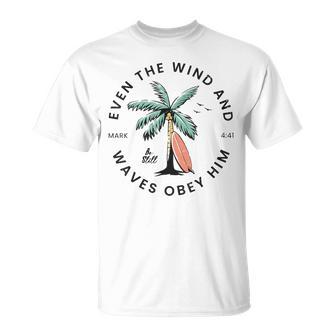 Retro Event The Wind And The Waves Christian Bible Beach T-Shirt - Thegiftio