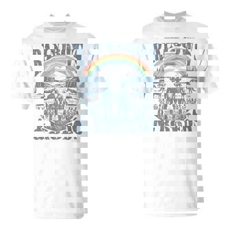 Retro Rainbows And Rodeos Cowboy Trans Rights Gay Lgbt T-Shirt | Seseable FR