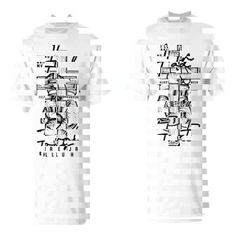 Retro Hard Fought Hallelujah Bible Verse Christian Jesus T-Shirt - Thegiftio