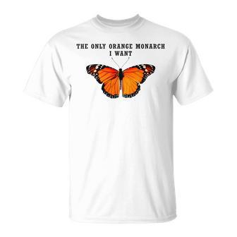 Retro The Only Orange Monarch I Want Anti Authoritarianism T-Shirt - Thegiftio UK