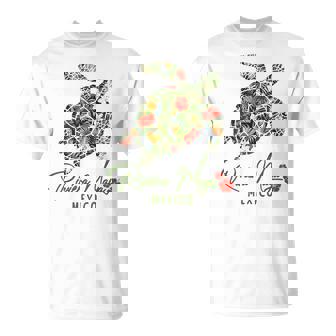 Riviera Maya Tropical Sea Turtle Mexico For And Women T-Shirt | Mazezy