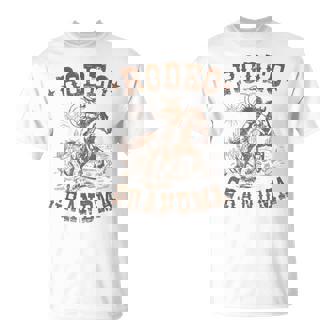 Rodeo Grandma Western Cowboy Family Matching Mother's Day T-Shirt | Mazezy