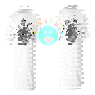 Salva El Planeta Para Niñas Niños Maestras Bilingue Camiseta unisex - Regaloses