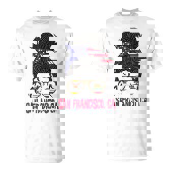 San Francisco Pour Filles Drapeau De Californie Dean Francisco Pour S T-Shirt - Cadeauxyz