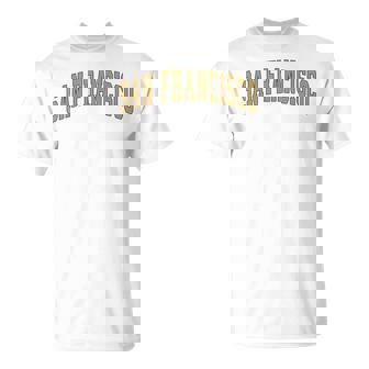 San Francisco Throwback Print Classic T-Shirt | Mazezy