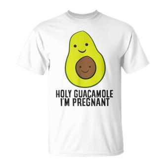 Santo Guacamoleono Incinta Divertente Avocado Gravidanza Incinta Maglietta - Novitaregali
