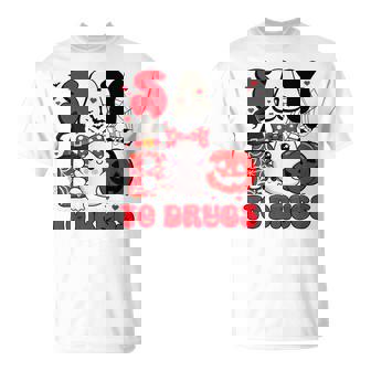 Say Boo To Drugs Cute Boo Red Ribbon Week Awareness Women T-Shirt - Monsterry