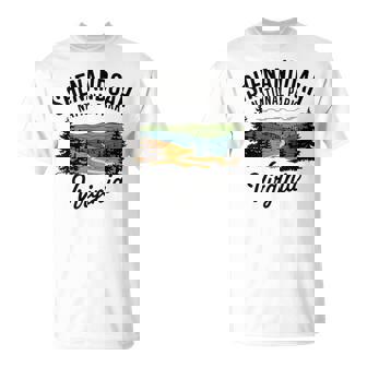 Scenic Nature Landscape Shenandoah National Park T-Shirt | Mazezy