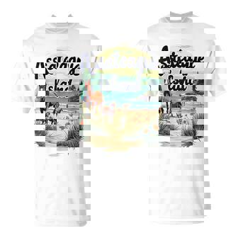 Scenic Wild Horses On Assateague Island Maryland T-Shirt | Mazezy