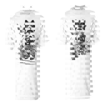 Scottish Terrier Dog Scottie Running T-Shirt - Monsterry