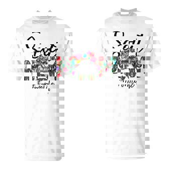 Scouting Scout Mom Life Messy Bun Hair Mother's Day Mommy T-Shirt | Mazezy