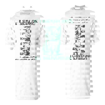 If I Shenan Once I'll Shenanigan Cat T-Shirt - Monsterry
