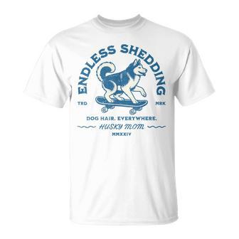 Siberian Husky Ice Skating Dog Husky Mom T-Shirt - Thegiftio UK