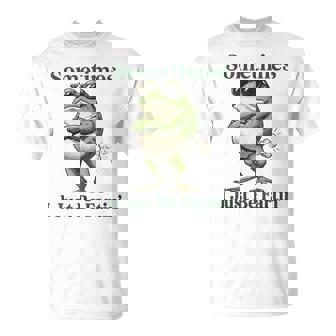 Sometimes I Just Be Farting Vintage Frog Graphic T-Shirt | Seseable UK