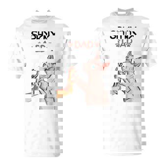 Sphynx Papàfinge Gatto Nudo Gatto Amante Dei Gatti Maglietta - Novitaregali