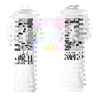 In My Spooky Era Ghost Retro Halloween Girls Ns T-Shirt - Thegiftio