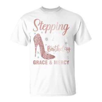 Stepping Into My 44Th Birthday 44 Year Old Bday T-Shirt - Thegiftio UK