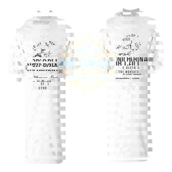 Styleintage États-Unis Caroline Du Nord Rétro T-Shirt - Cadeauxyz