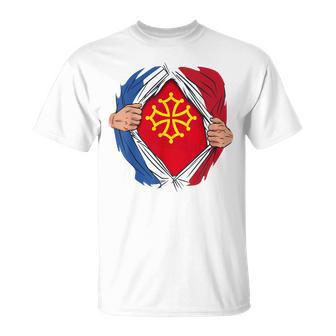 Super-Héros Occitan Idée-Cadeau Occitanie T-Shirt - Cadeauxyz