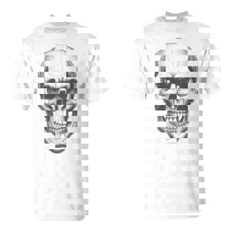 Tête De Mort Gothique Et Punk De Motard T-Shirt - Cadeauxyz