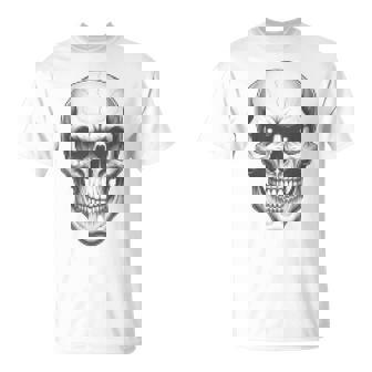 Tête De Mort Gothique Et Punk De Motard T-Shirt - Cadeauxyz