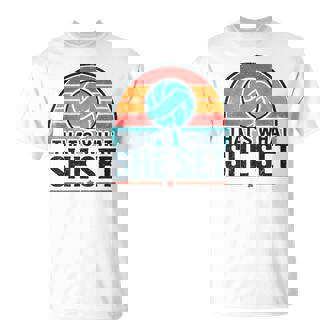 Thats What She Set Volleyball Love Playing Volleyball T-Shirt | Mazezy