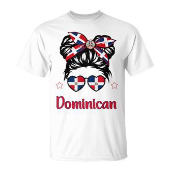 Toddler Girl Dominican Republic- Flag Hispanic Heritage T-Shirt | Mazezy