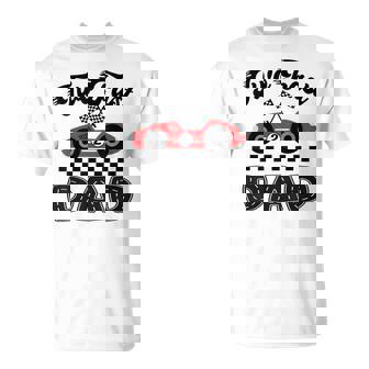 Two Fast Dad Of The Birthday Boy Racing Car Family T-Shirt - Thegiftio