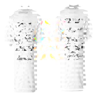 Types Of Birds Alphabet A-Z Abc Bird T-Shirt - Thegiftio