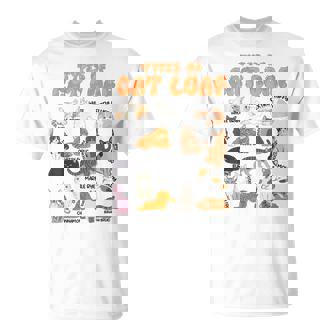 Types Of Cat Loaf Cute N Girl Tabby Tuxedo Cat Mom T-Shirt - Monsterry