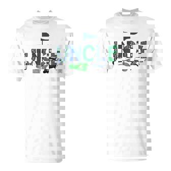 Uncle Of The Birthday Boy Hole In One Golf Sport Matching T-Shirt - Monsterry