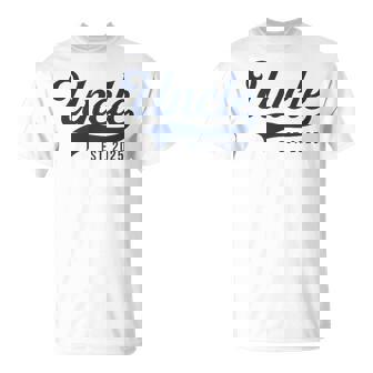 Uncle Est 2025 Promoted To Uncle 2025 New Uncle T-Shirt | Mazezy