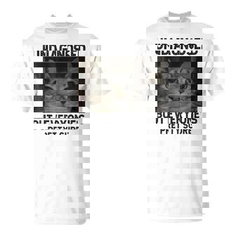 Undiagnosed But Everyone's Pretty Sure Silly Cat Meme T-Shirt - Monsterry