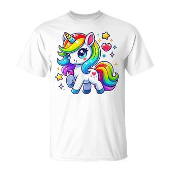 Unicorn For Girls Cute Magical Unicorn T-Shirt - Thegiftio UK