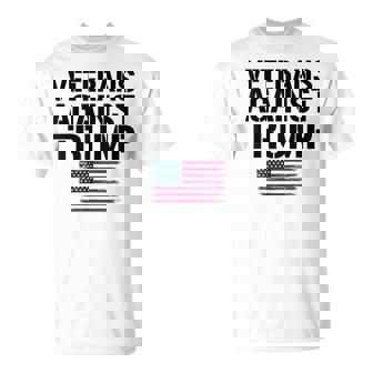 Veterans Against Trump Anti-Trump Veterans Against Trump T-Shirt | Mazezy