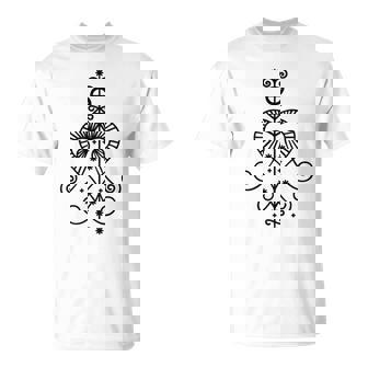 Veve Erzulie Diosaudú Del Amor Hechicería Magia Oculta Manga Larga Camiseta unisex - Regaloses