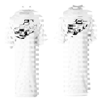 Vintage 73-87 Mini C10 Truck Slammed Graphic Dad Gag Father T-Shirt - Thegiftio