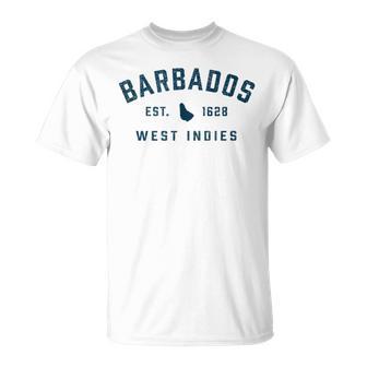 Vintage Barbados Preppy Throwback Retro Vacation Souvenir T-Shirt - Thegiftio UK