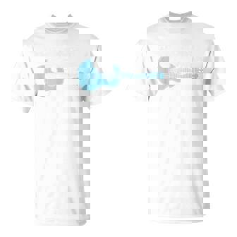 Vintage My Grass Is Blue Bluegrass Music Retro Guitar T-Shirt | Mazezy