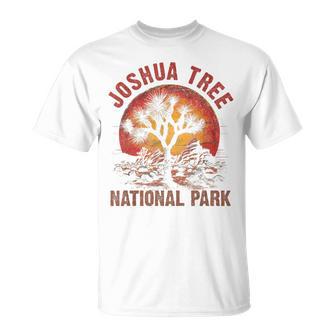 Vintage National Park Retro Outdoor Camping Hike Joshua Tree T-Shirt | Mazezy