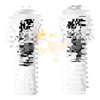 Vintage No Kings In America Eagle Kicking Crown T-Shirt | Mazezy