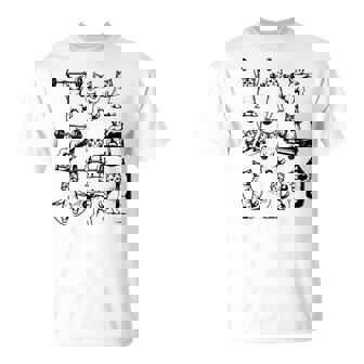 Vintage Retro Weight Lifting Gym Cat Deadlift T-Shirt | Seseable FR